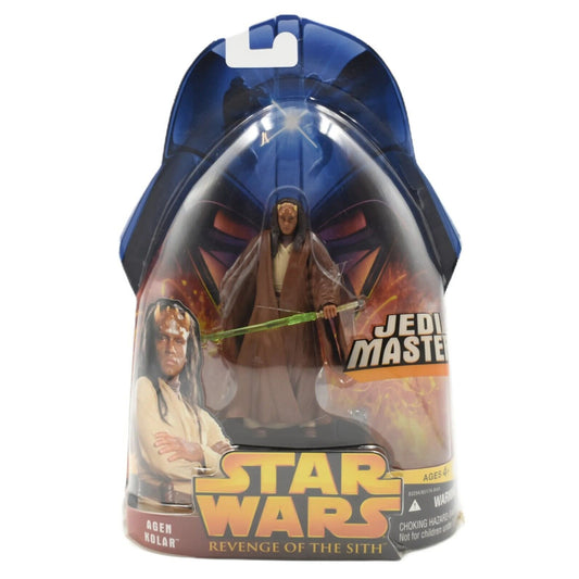 Star Wars Revenge of The Sith - Agen Kolar (Jedi Master) Action Figure - Toys & Games:Action Figures & Accessories:Action Figures