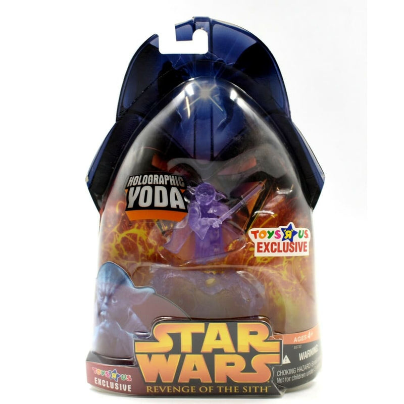Star Wars Revenge of the Sith - Holographic Yoda Exclusive Action Figure - Toys & Games:Action Figures:TV Movies & Video Games