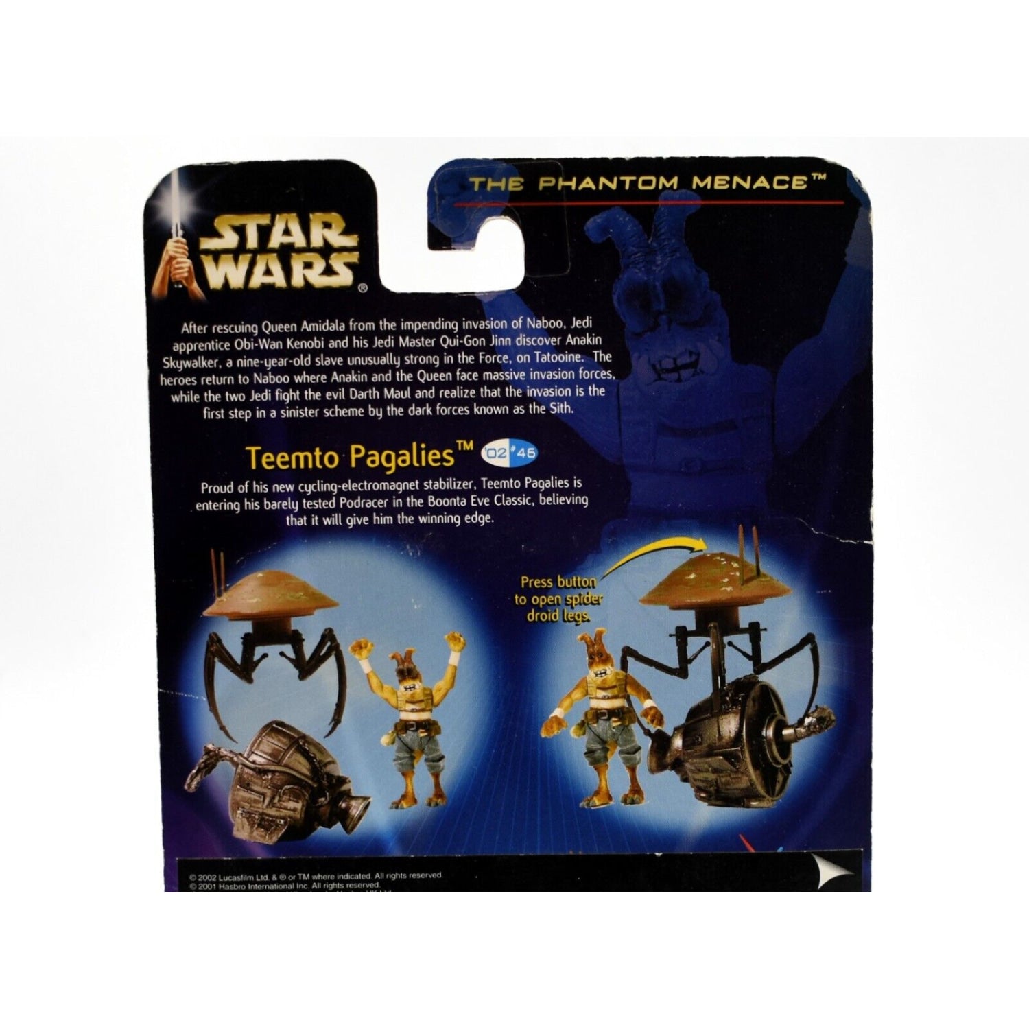 Star Wars Saga The Phantom Menace - Teemto Pagalies (Pod Racer) Action Figure - Toys & Games:Action Figures & Accessories:Action Figures