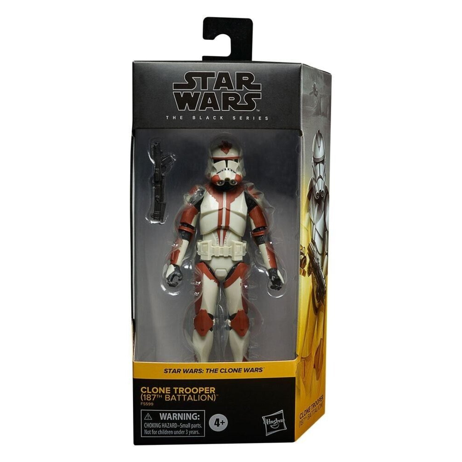 Star Wars The Black Series Clone Wars - Clone Trooper (187th Battalion) Figure - Toys & Games:Action Figures & Accessories:Action Figures