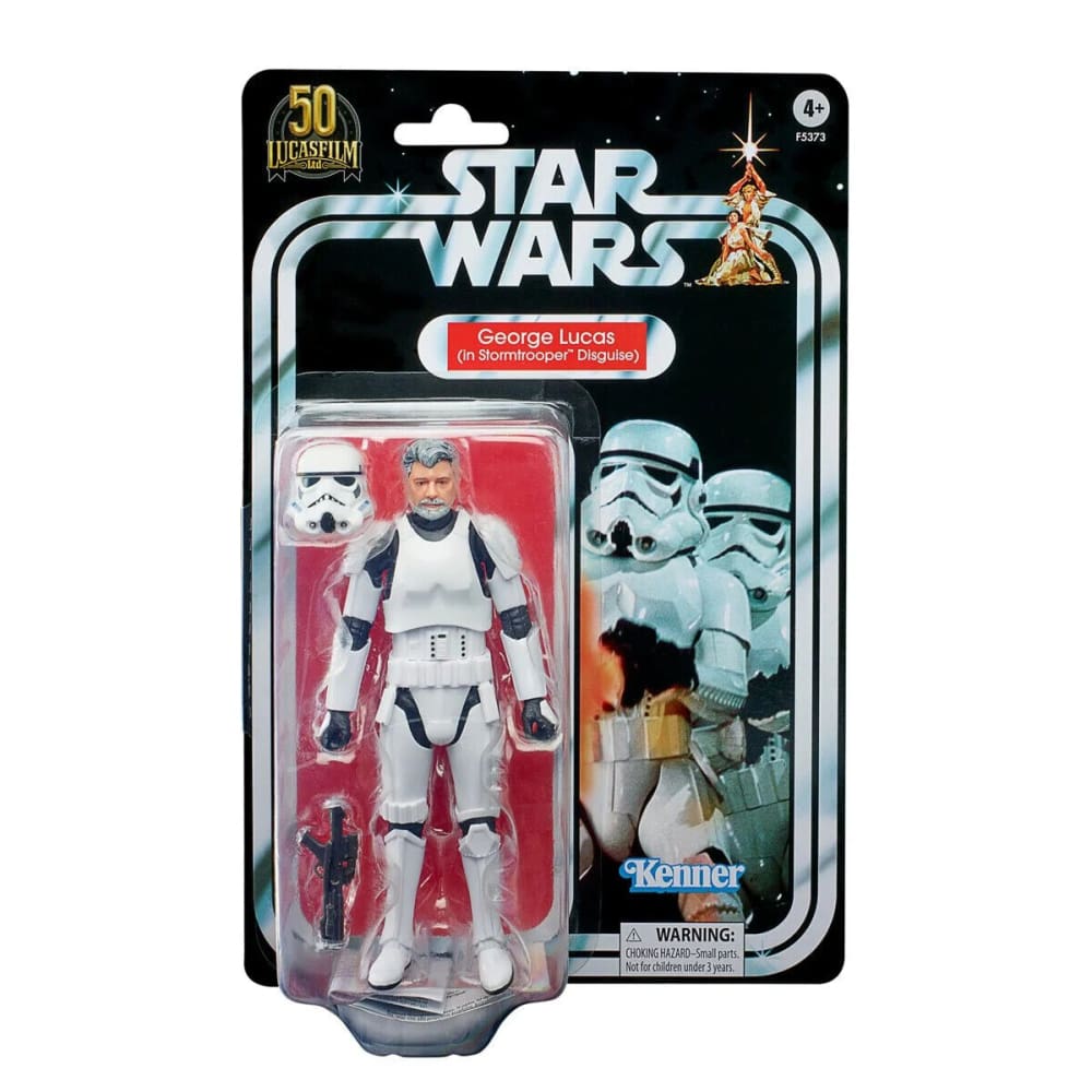 Star Wars The Black Series - George Lucas in Stormtrooper Disguise Action Figure - Toys & Games:Action Figures & Accessories:Action Figures