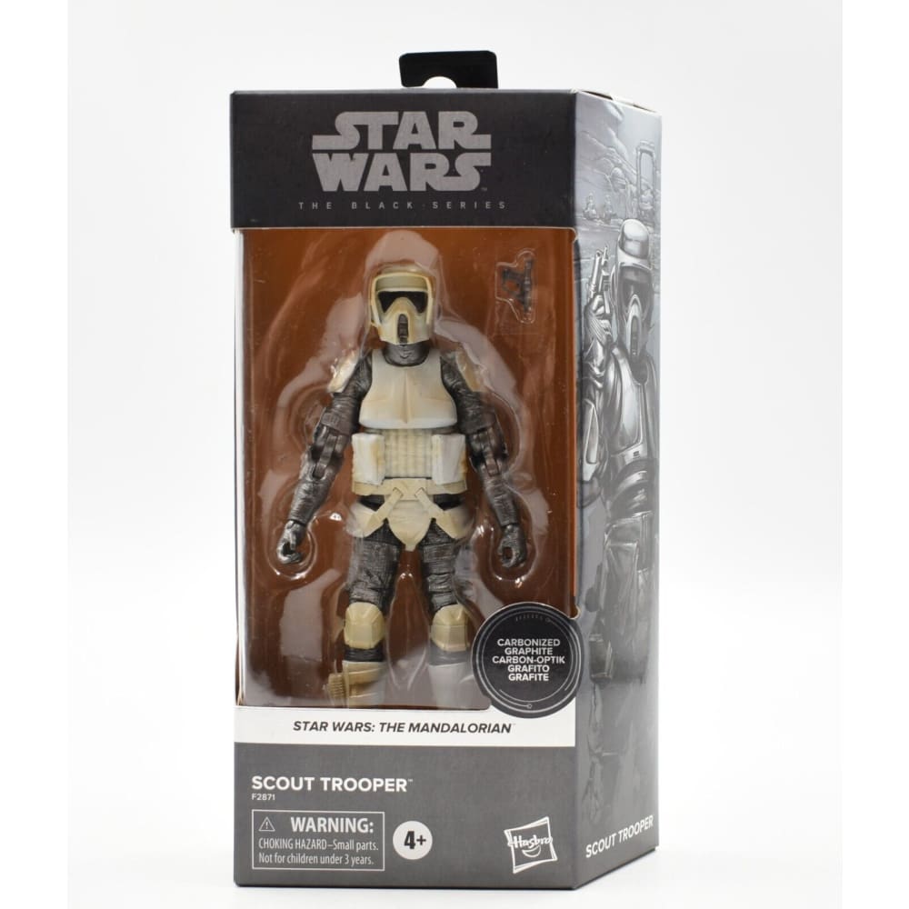 Star Wars The Black Series Mandalorian - Carbonized Scout Trooper Action Figure - Toys & Games:Action Figures & Accessories:Action Figures