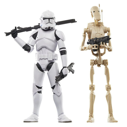 Star Wars The Black Series - Phase II Clone Trooper & Battle Droid Action Figure - Toys & Games:Action Figures & Accessories:Action Figures