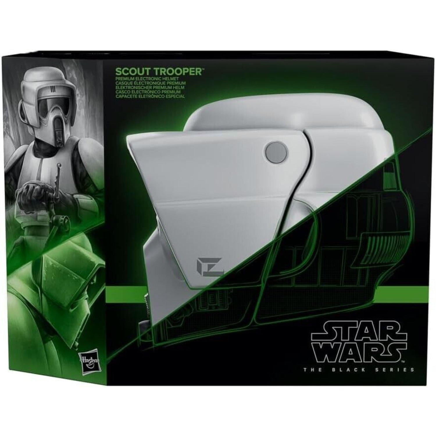 Star Wars The Black Series - Scout Trooper Premium Electronic Helmet - Toys & Games:Action Figures & Accessories:Action Figures