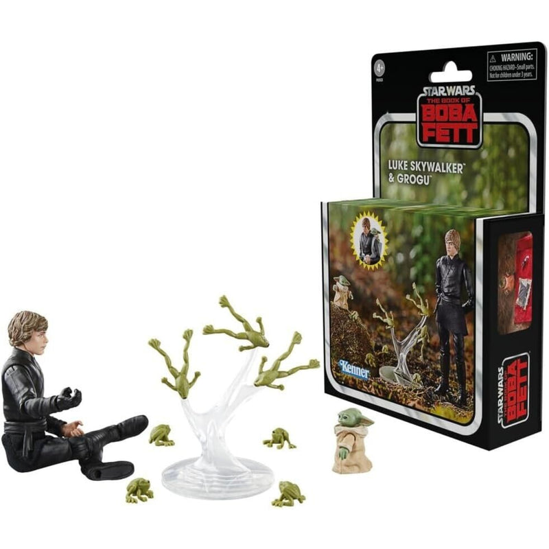 Star Wars The Book of Boba Fett Vintage Collection - Luke Skywalker & Grogu Set - Toys & Games:Action Figures & Accessories:Action Figures
