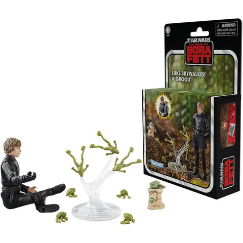 Star Wars The Book of Boba Fett Vintage Collection - Luke Skywalker & Grogu Set - Toys & Games:Action Figures & Accessories:Action Figures