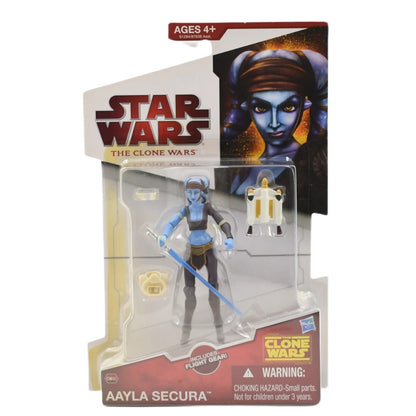 Star Wars The Clone Wars - Aayla Secura Action Figure - CW40 - Toys & Games:Action Figures & Accessories:Action Figures