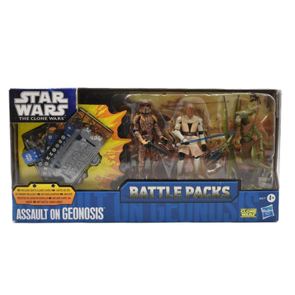 Star Wars The Clone Wars Battle Packs - Assault on Geonosis Action Figure Set - Toys & Games:Action Figures & Accessories:Action Figures