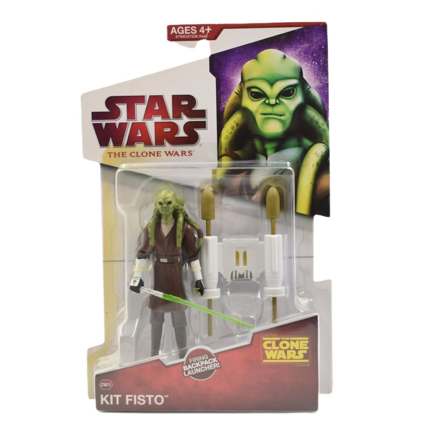 Star Wars The Clone Wars Kit Fisto Action Figure CW05