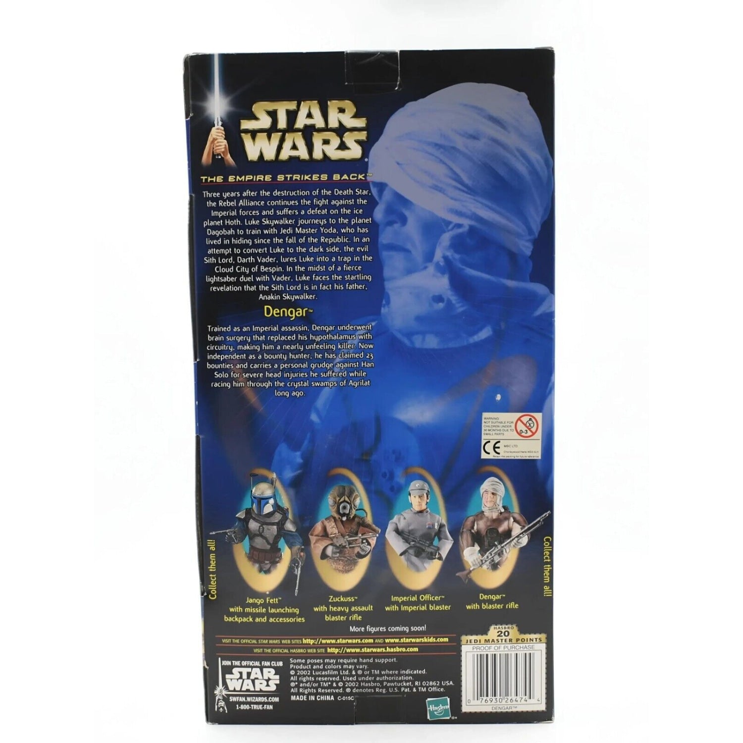 Star Wars The Empire Strikes Back - Dengar 12’’ Scale Action Figure - Toys & Games:Action Figures & Accessories:Action Figures