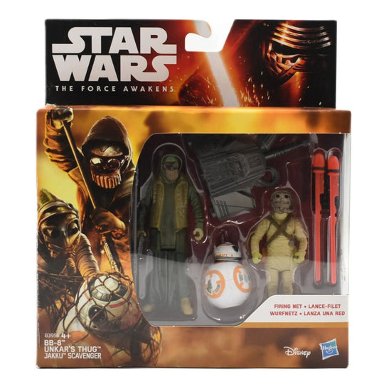 Star Wars The Force Awakens - BB-8 Unkars Thug Jakku Scavenger Action Figure Set - Toys & Games:Action Figures & Accessories:Action Figures