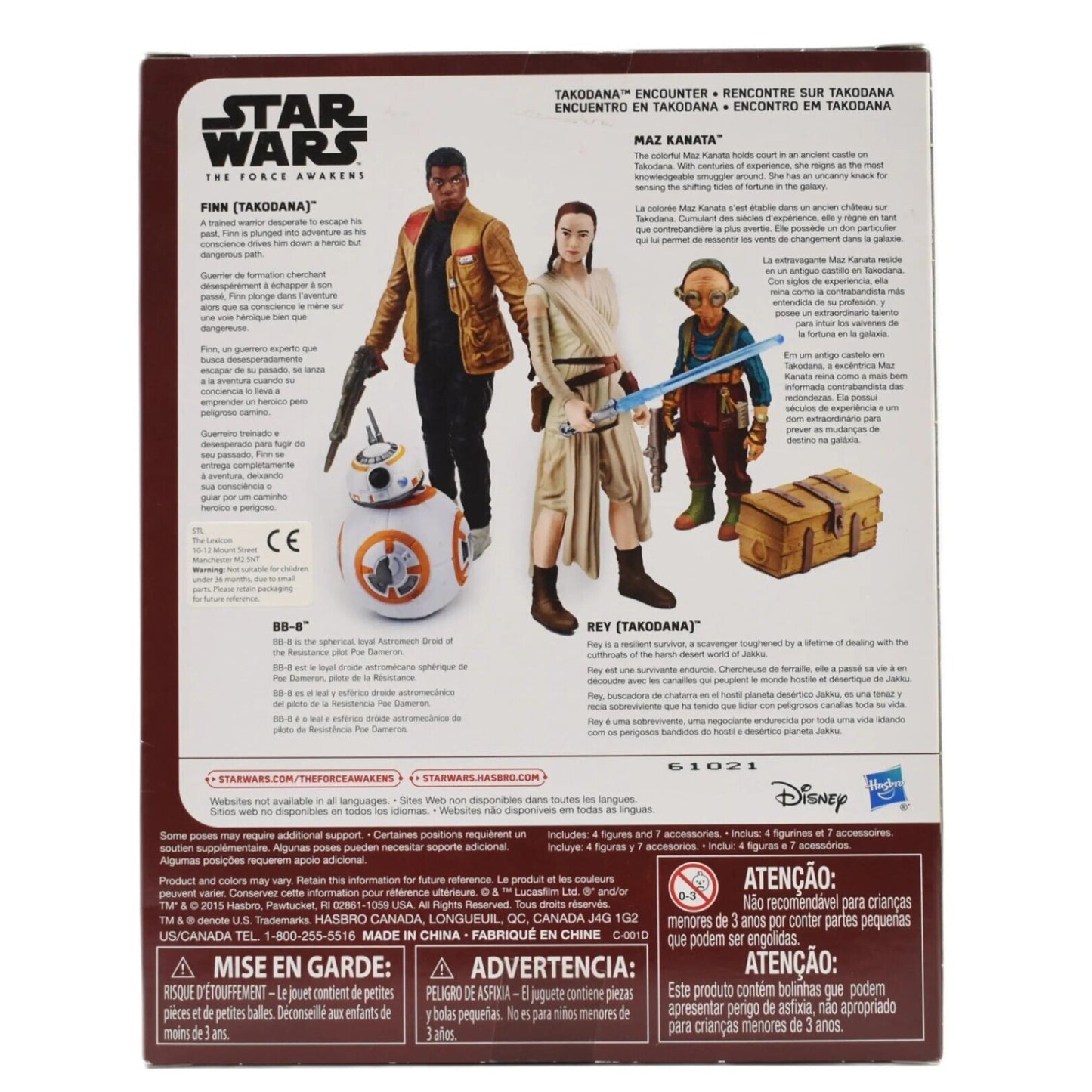 Star Wars The Force Awakens - Takodana Encounter Action Figure Set - Toys & Games:Action Figures & Accessories:Action Figures