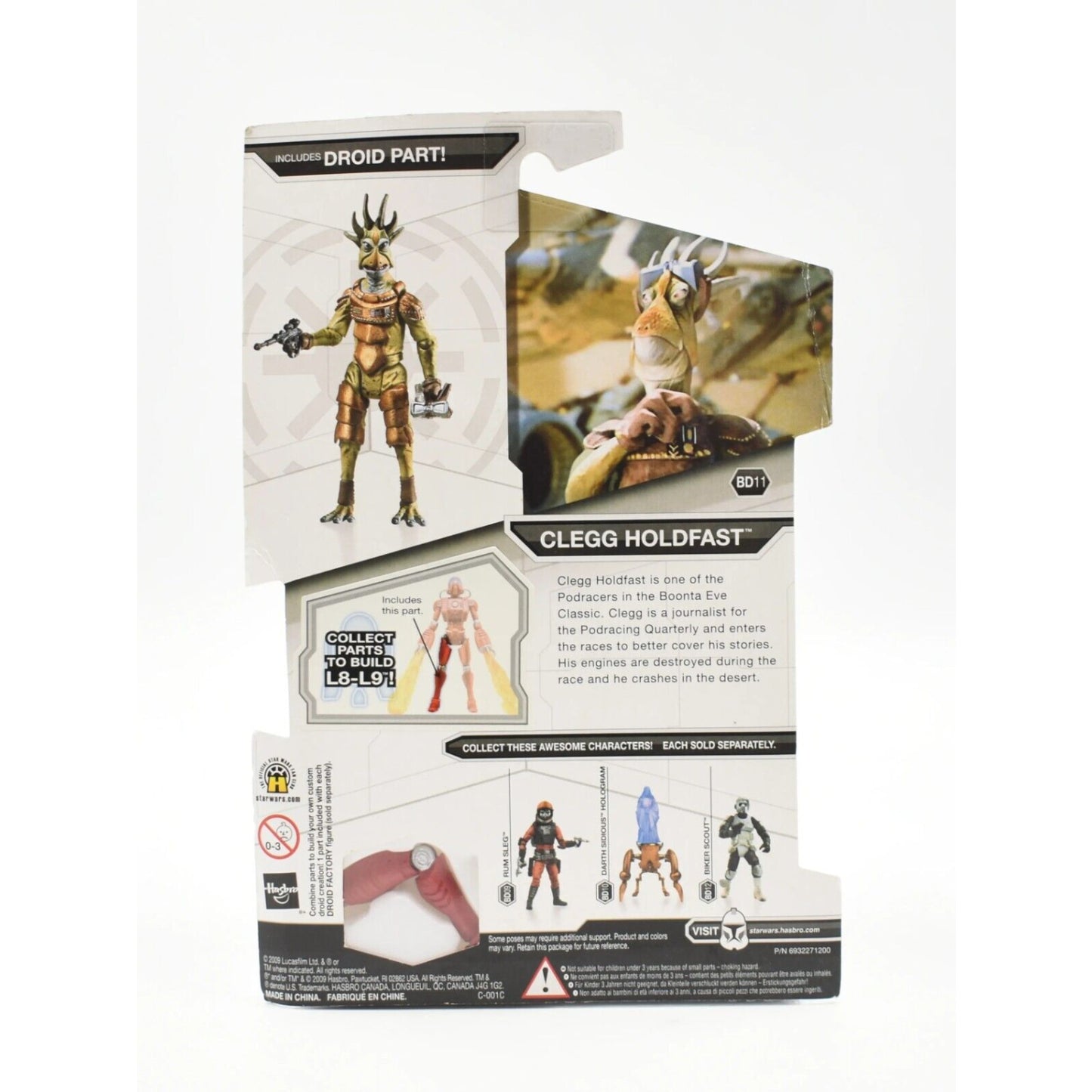 Star Wars The Legacy Collection - Clegg Holdfast Action Figure - BD 11 - Toys & Games:Action Figures & Accessories:Action Figures