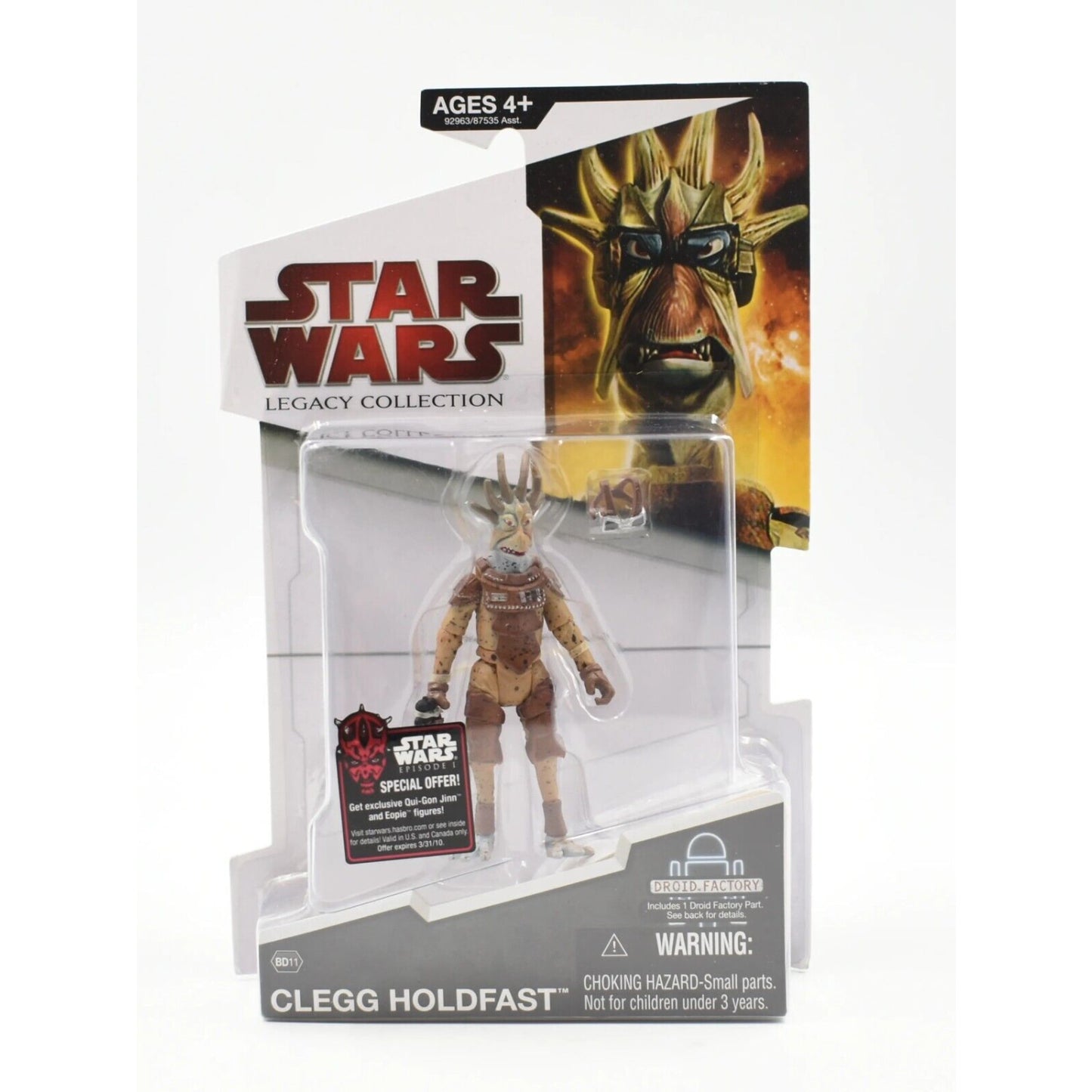 Star Wars The Legacy Collection - Clegg Holdfast Action Figure - BD 11 - Toys & Games:Action Figures & Accessories:Action Figures