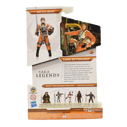 Star Wars The Legacy Collection Saga Legends - Luke Skywalker (X-Wing Gear) SL17 - Toys & Games:Action Figures & Accessories:Action Figures