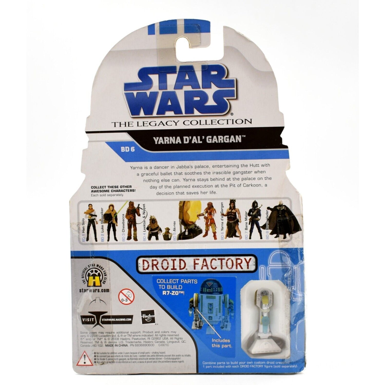 Star Wars The Legacy Collection - Yarna D’Al’ Gargan Action Figure - BD 6 - Toys & Games:Action Figures & Accessories:Action Figures