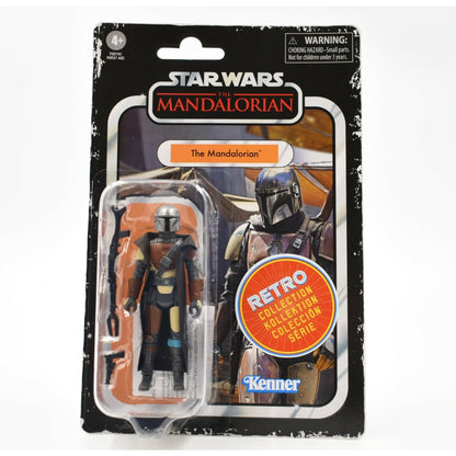 Star Wars The Mandalorian Retro Collection - The Mandalorian 3.75’ Action Figure - Toys & Games:Action Figures & Accessories:Action Figures