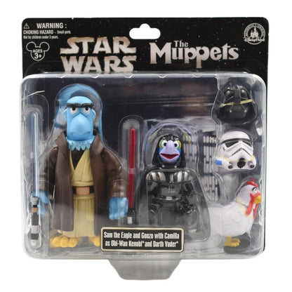 Star Wars The Muppets Sam & Gonzo as Obi-Wan Kenobi & Darth Vader Exclusive Set - Toys & Games:Action Figures & Accessories:Action Figures
