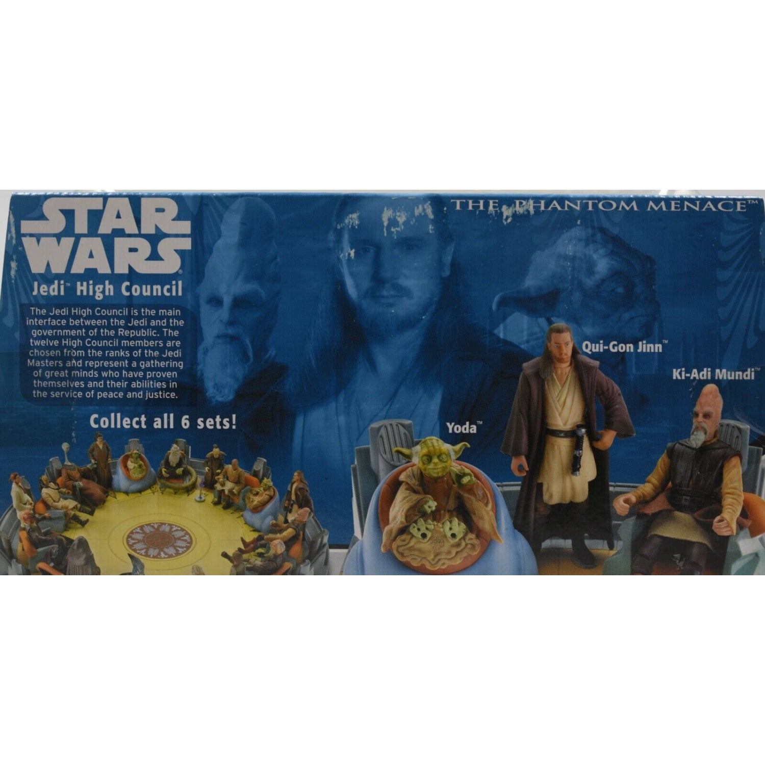 Star Wars The Phantom Menace - Jedi High Council Scene 1 Action Figure Set - Toys & Games:Action Figures & Accessories:Action Figures