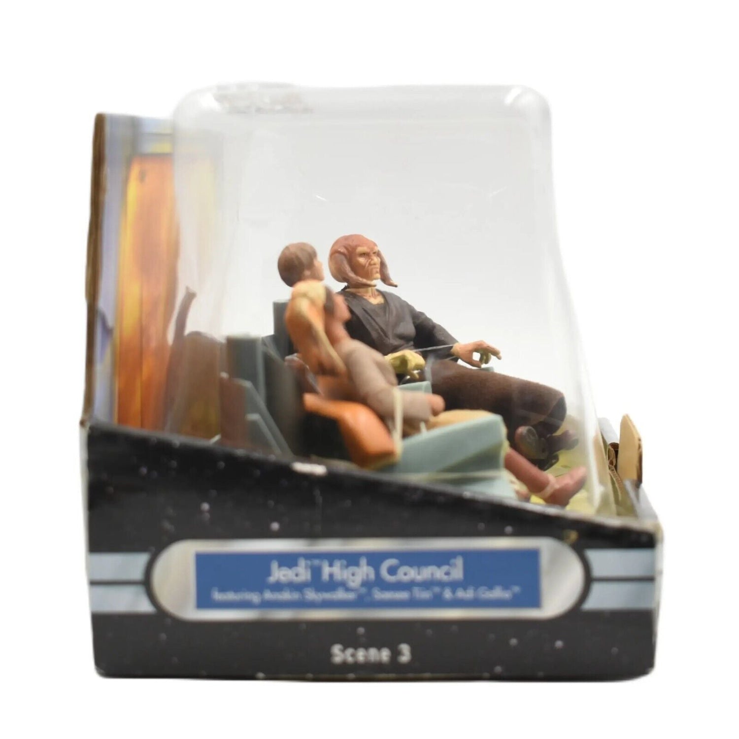 Star Wars The Phantom Menace - Jedi High Council Scene 3 Action Figure Set - Toys & Games:Action Figures & Accessories:Action Figures
