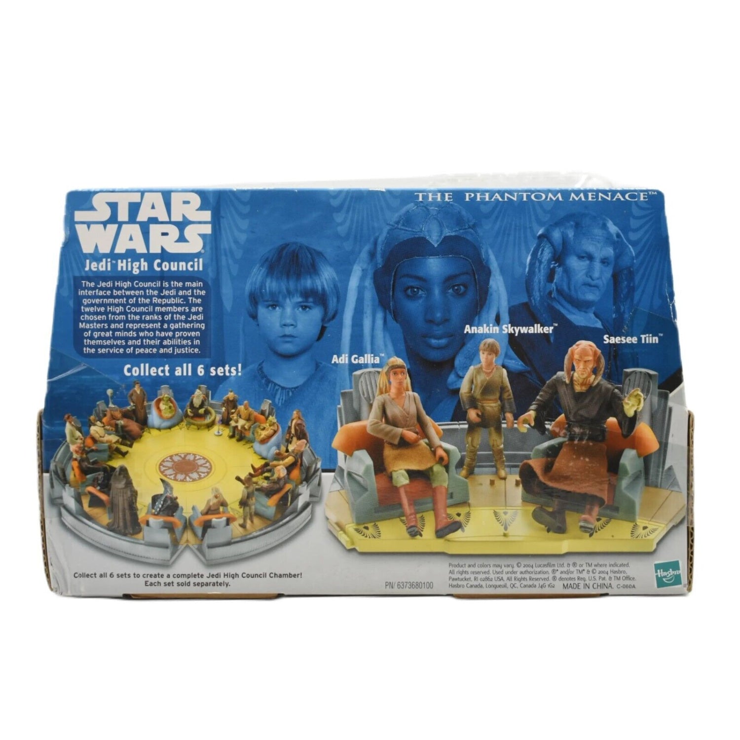 Star Wars The Phantom Menace - Jedi High Council Scene 3 Action Figure Set - Toys & Games:Action Figures & Accessories:Action Figures