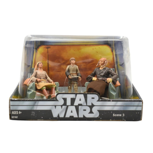 Star Wars The Phantom Menace - Jedi High Council Scene 3 Action Figure Set - Toys & Games:Action Figures & Accessories:Action Figures