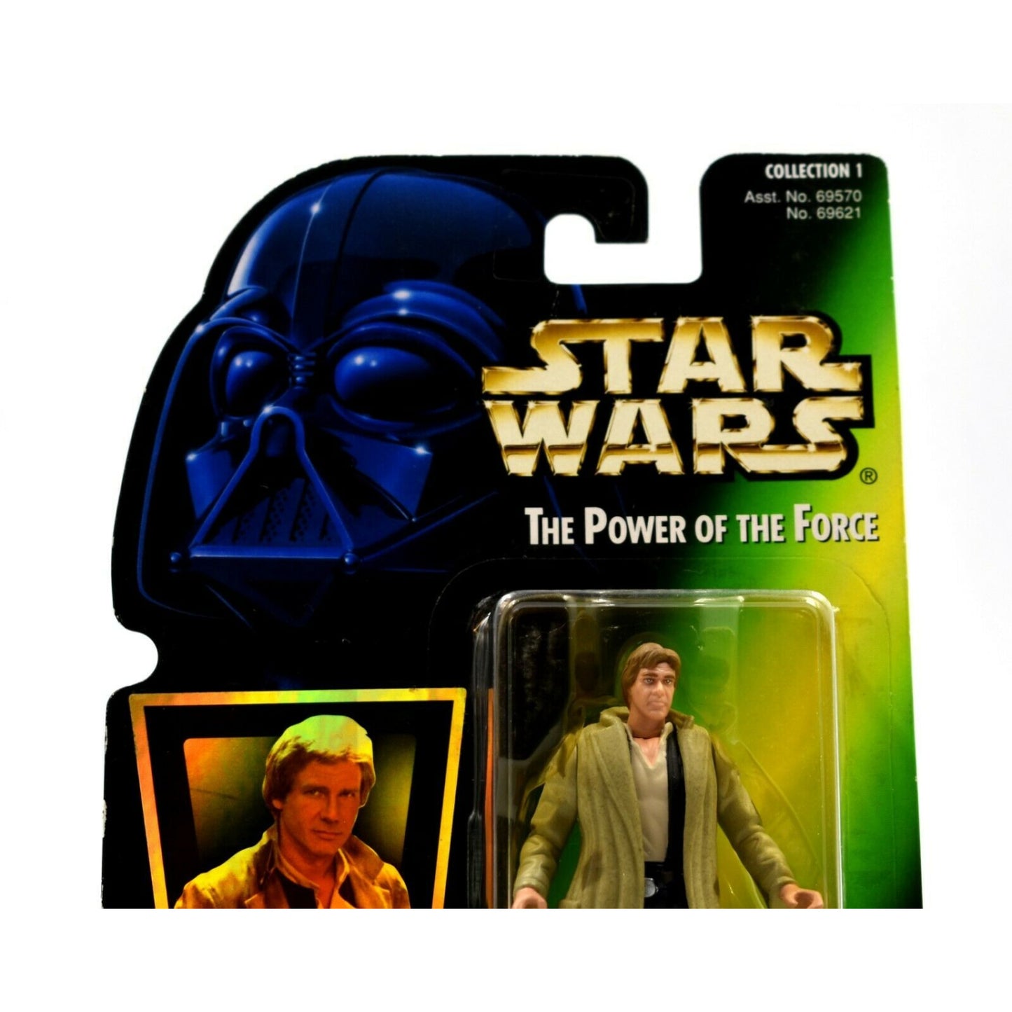 Star Wars The Power of The Force (Foil) - Han Solo in Endor Gear Action Figure