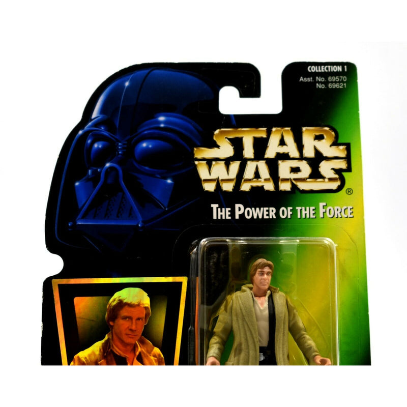 Star Wars The Power of The Force (Foil) - Han Solo in Endor Gear Action Figure