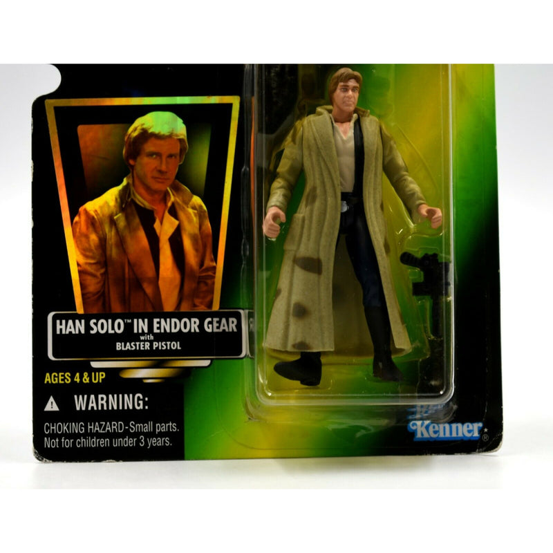 Star Wars The Power of The Force (Foil) - Han Solo in Endor Gear Action Figure