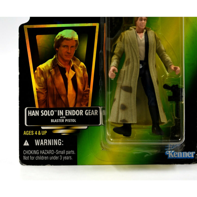 Star Wars The Power of The Force (Foil) - Han Solo in Endor Gear Action Figure