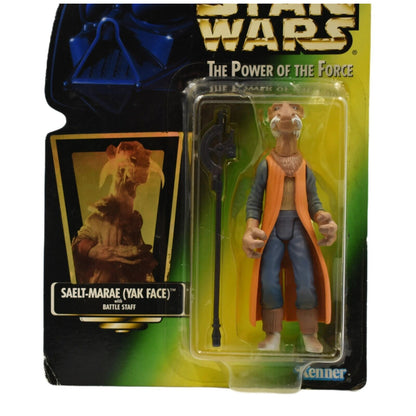 Star Wars Power of The Force (Foil) - Saelt-Marae (Yak Face) Action Figure - Toys & Games:Action Figures & Accessories:Action Figures