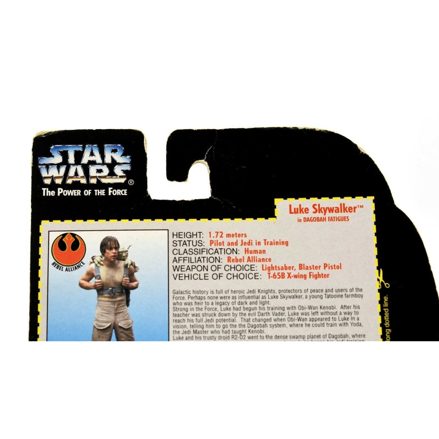 Star Wars Power of The Force (Red) - Luke Skywalker in Dagobah Fatigues Figure - Toys & Games:Action Figures:TV Movies & Video Games