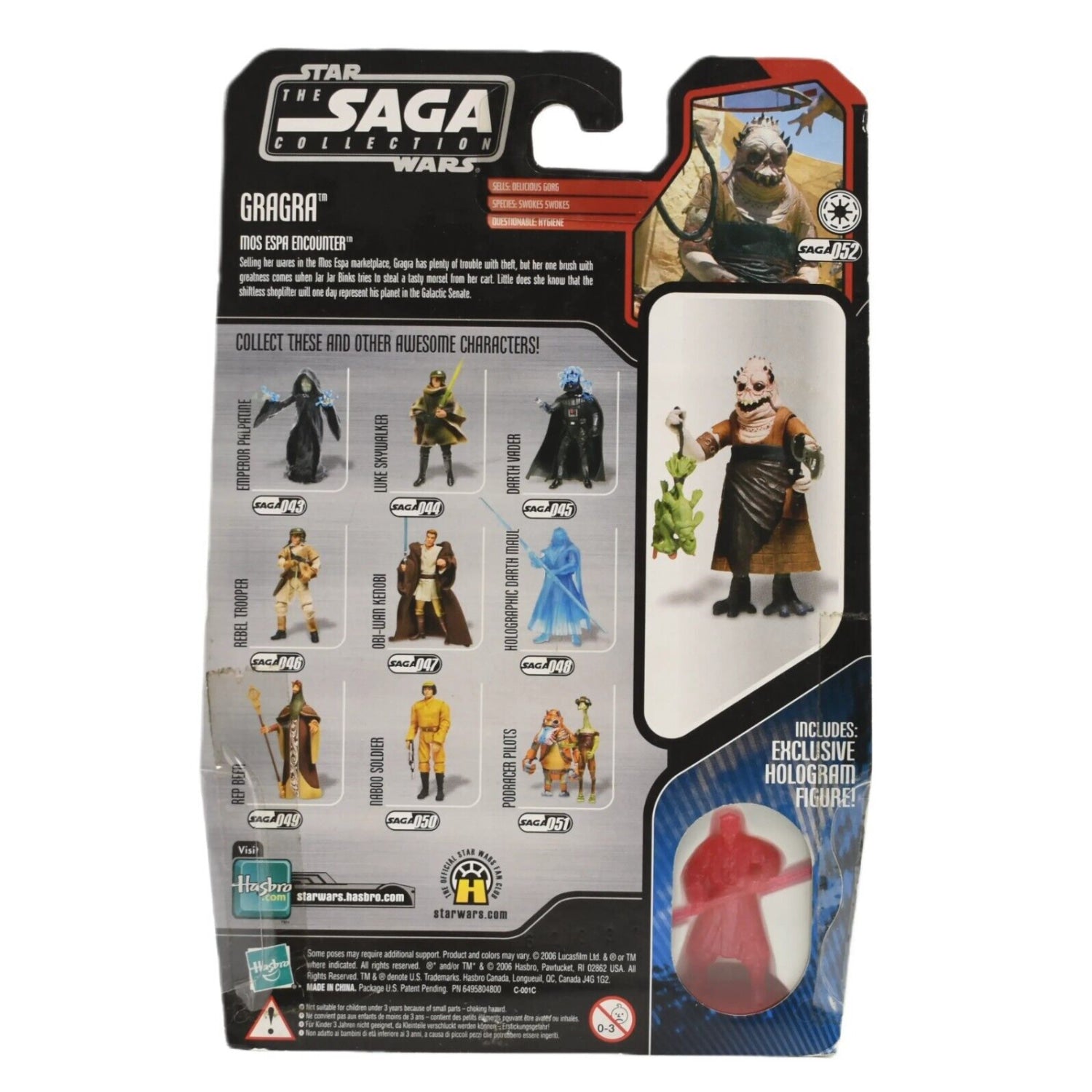 Star Wars The Saga Collection - Gragra (Mos Espa Encounter) Action Figure - Toys & Games:Action Figures & Accessories:Action Figures