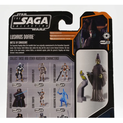 Star Wars The Saga Collection - Lushros Dofine (Battle of Coruscant) Action Figure - Toys & Games:Action Figures & Accessories:Action