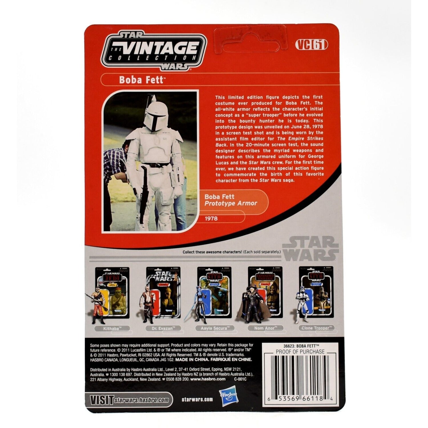 Star Wars The Vintage Collection - Boba Fett Prototype Armor Action Figure VC61 - Toys & Games:Action Figures & Accessories:Action Figures