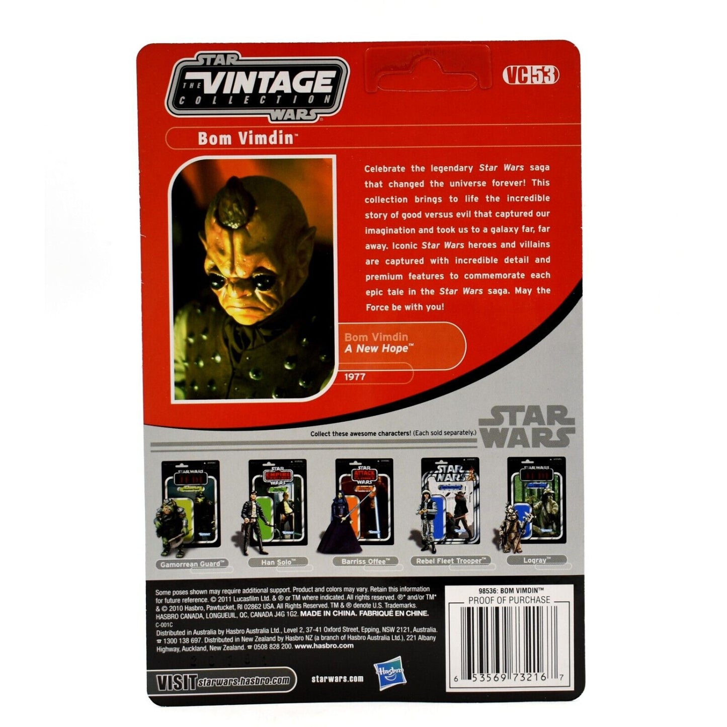 Star Wars The Vintage Collection - Bom Vimdin Cantina Patron Action Figure VC53 - Toys & Games:Action Figures & Accessories:Action Figures