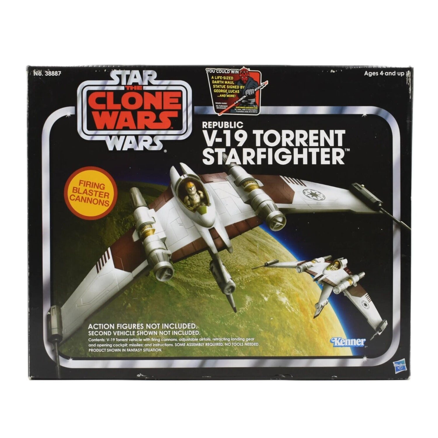 Star Wars The Vintage Collection - Republic V-19 Torrent Starfighter Vehicle - Toys & Games:Action Figures & Accessories:Action Figures