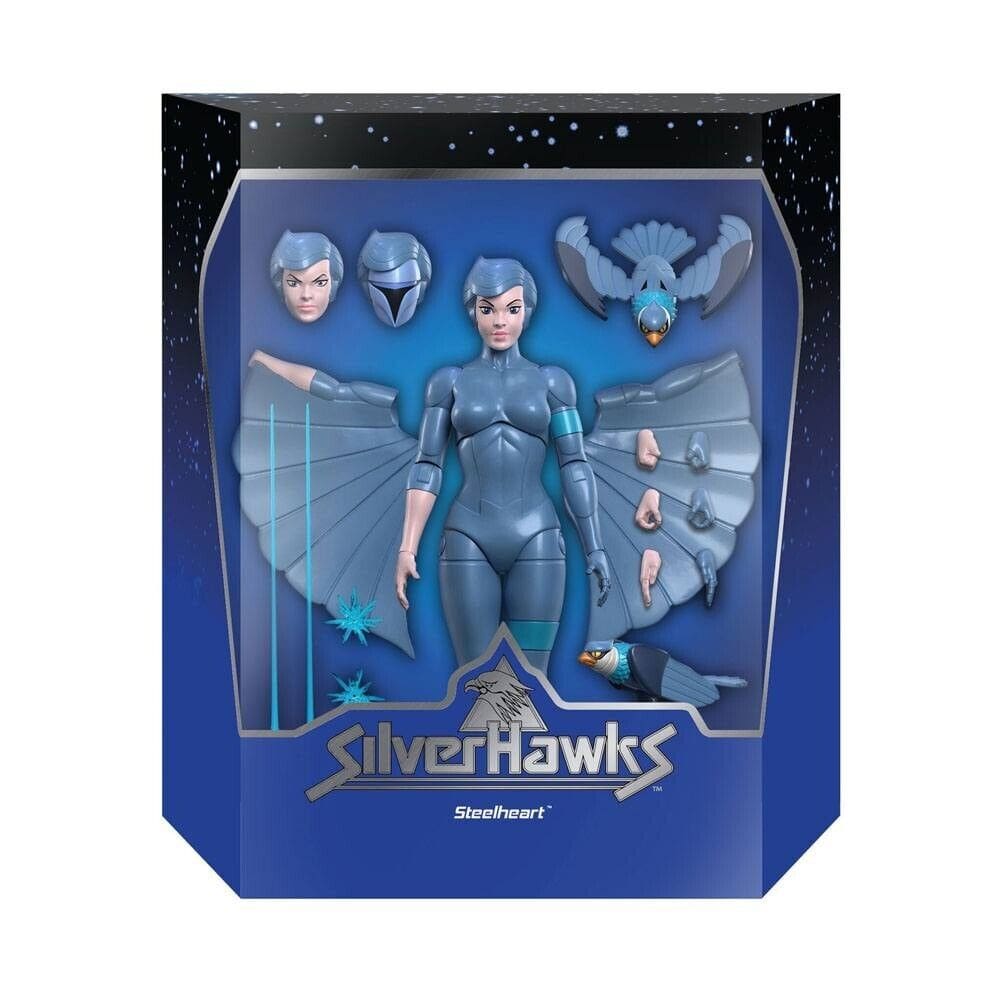 Super7 SilverHawks Ultimates - Steelheart Action Figure - COMING SOON - Toys & Games:Action Figures & Accessories:Action Figures
