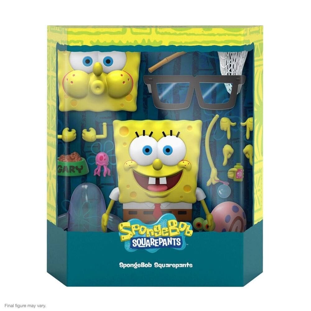 Super7 SpongeBob Ultimates - SpongeBob Squarepants Action Figure - Toys & Games:Action Figures & Accessories:Action Figures
