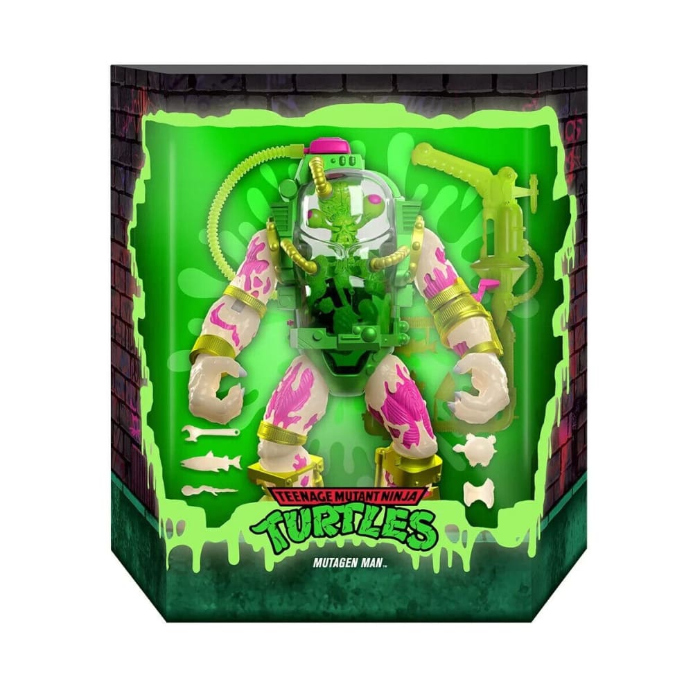 Super7 Teenage Mutant Ninja Turtles Ultimates - Glow In The Dark Mutagen Man - Toys & Games:Action Figures & Accessories:Action Figures