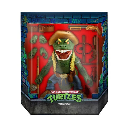 Super7 Teenage Mutant Ninja Turtles Ultimates - Leatherhead Action Figure - Toys & Games:Action Figures & Accessories:Action Figures