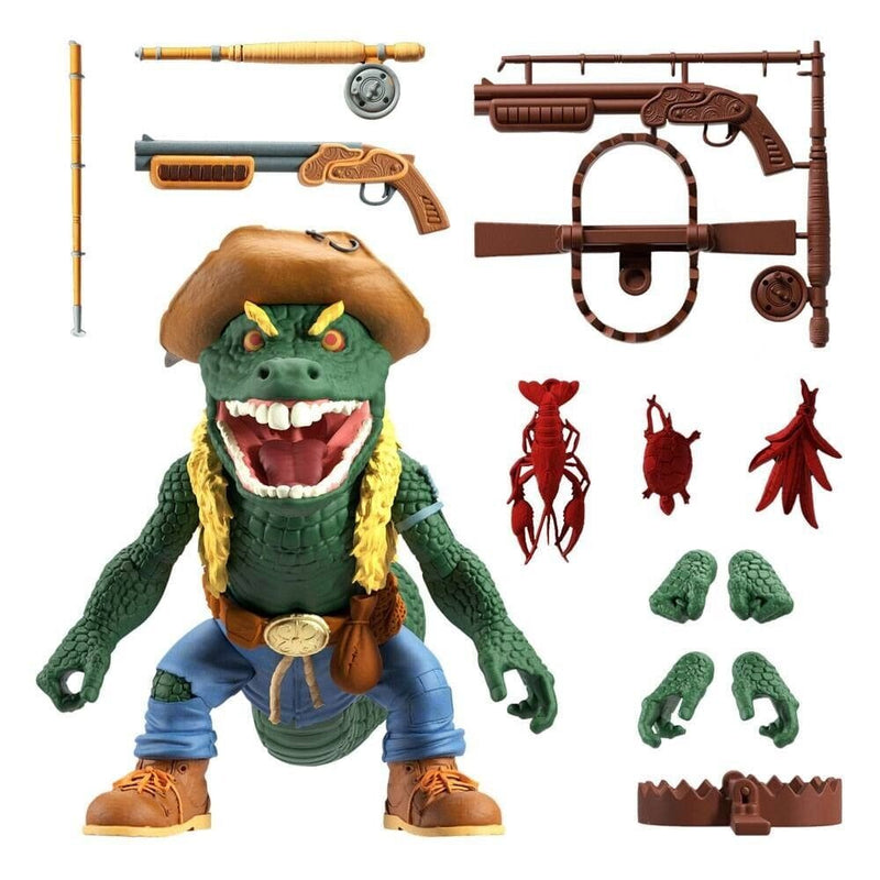 Super7 Teenage Mutant Ninja Turtles Ultimates - Leatherhead Action Figure - Toys & Games:Action Figures & Accessories:Action Figures