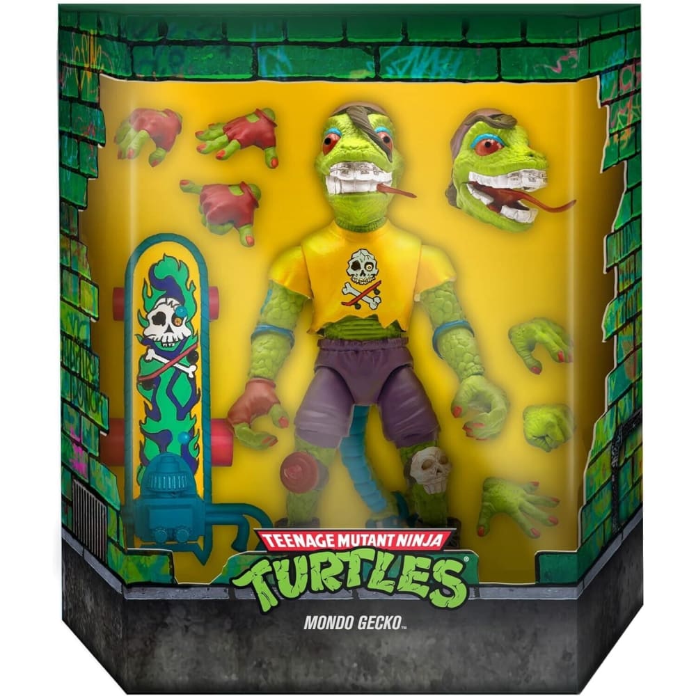 Super7 Teenage Mutant Ninja Turtles Ultimates - Mondo Gecko Figure COMING SOON - Toys & Games:Action Figures & Accessories:Action Figures