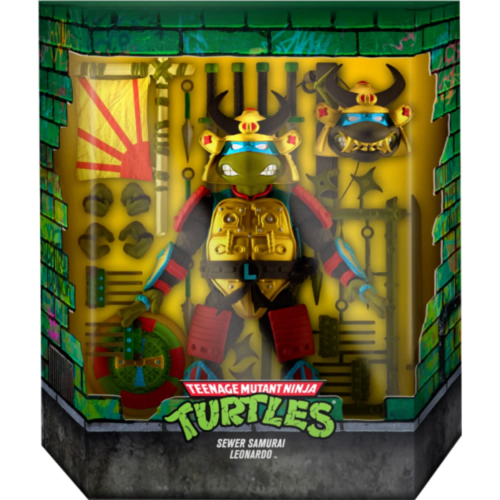 Super7 Teenage Mutant Ninja Turtles Ultimates Sewer Samurai Leonardo COMING SOON - Toys & Games:Action Figures & Accessories:Action Figures
