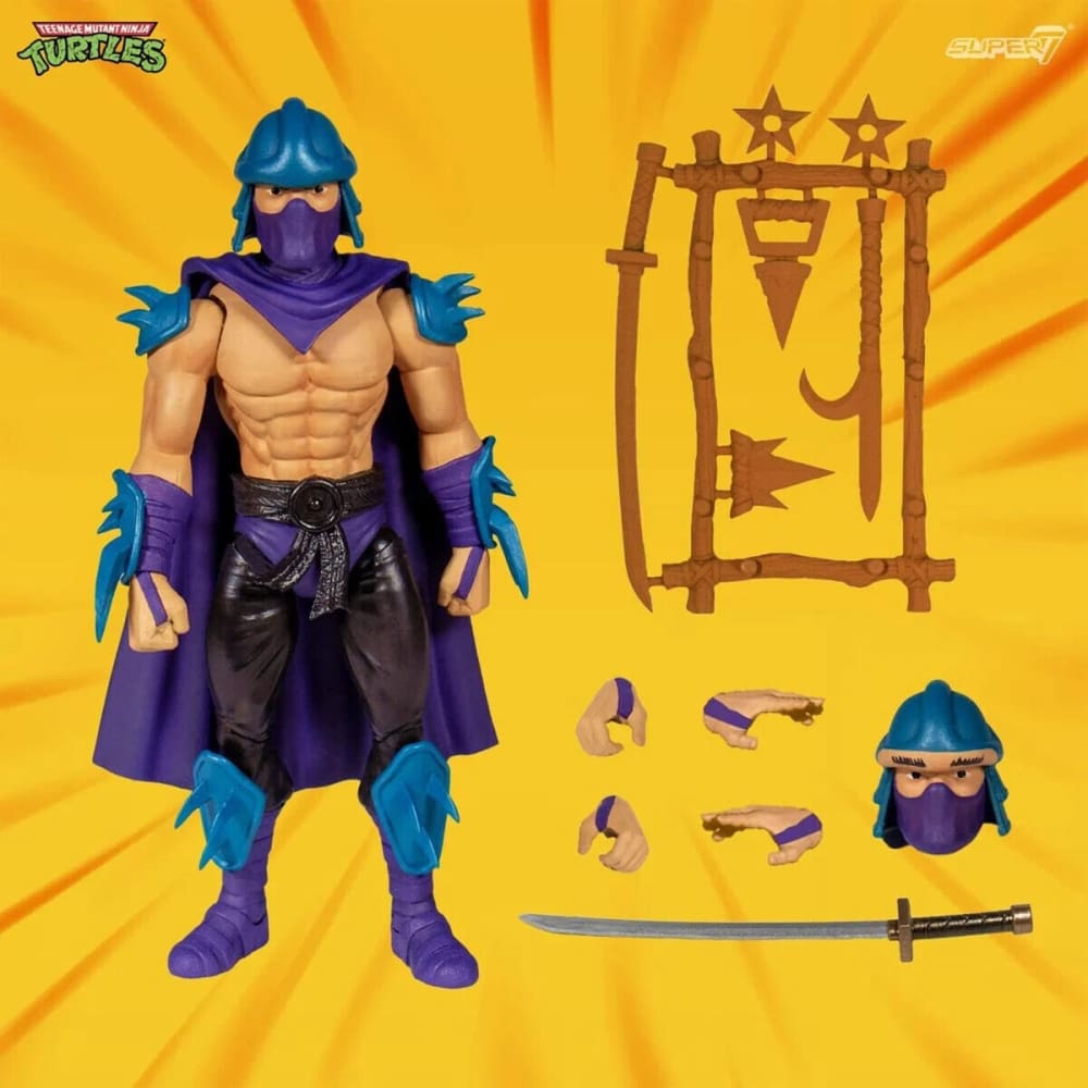 Super7 Teenage Mutant Ninja Turtles Ultimates - Shredder Action Figure - Toys & Games:Action Figures & Accessories:Action Figures