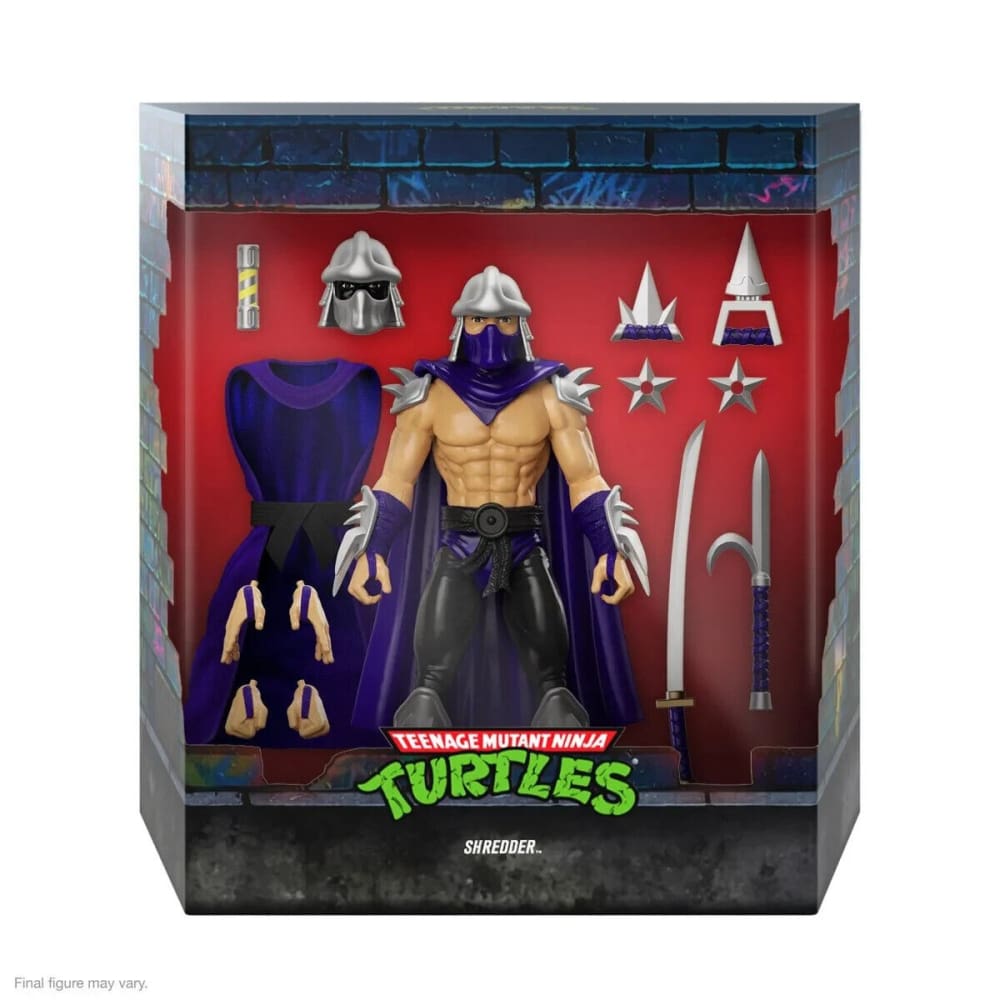 Super7 Teenage Mutant Ninja Turtles Ultimates - Shredder Ver. 2 Action Figure - Toys & Games:Action Figures & Accessories:Action Figures