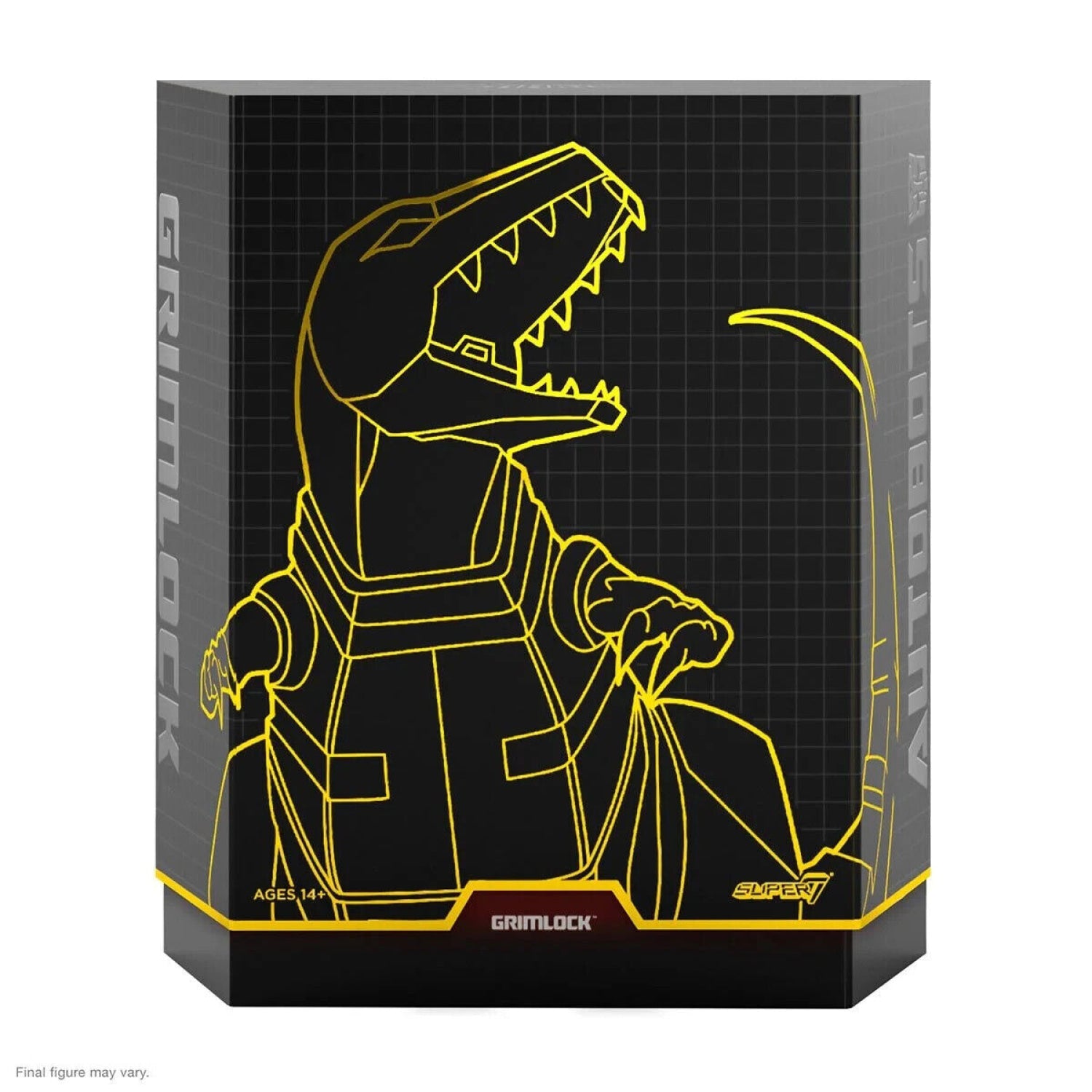 Super7 Transformers Ultimates - Grimlock Dino Mode 9’ Action Figure Toys & Games:Action Figures Accessories:Action
