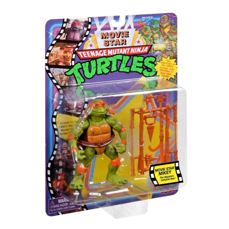Teenage Mutant Ninja Turtles Classic - Movie Star Mikey Action Figure - Toys & Games:Action Figures & Accessories:Action Figures