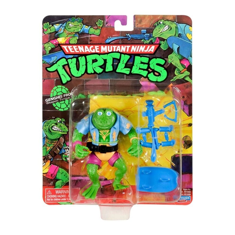 Teenage Mutant Ninja Turtles Classic Retro Wave 2 - Genghis Frog Action Figure Toys & Games:Action Figures Accessories:Action