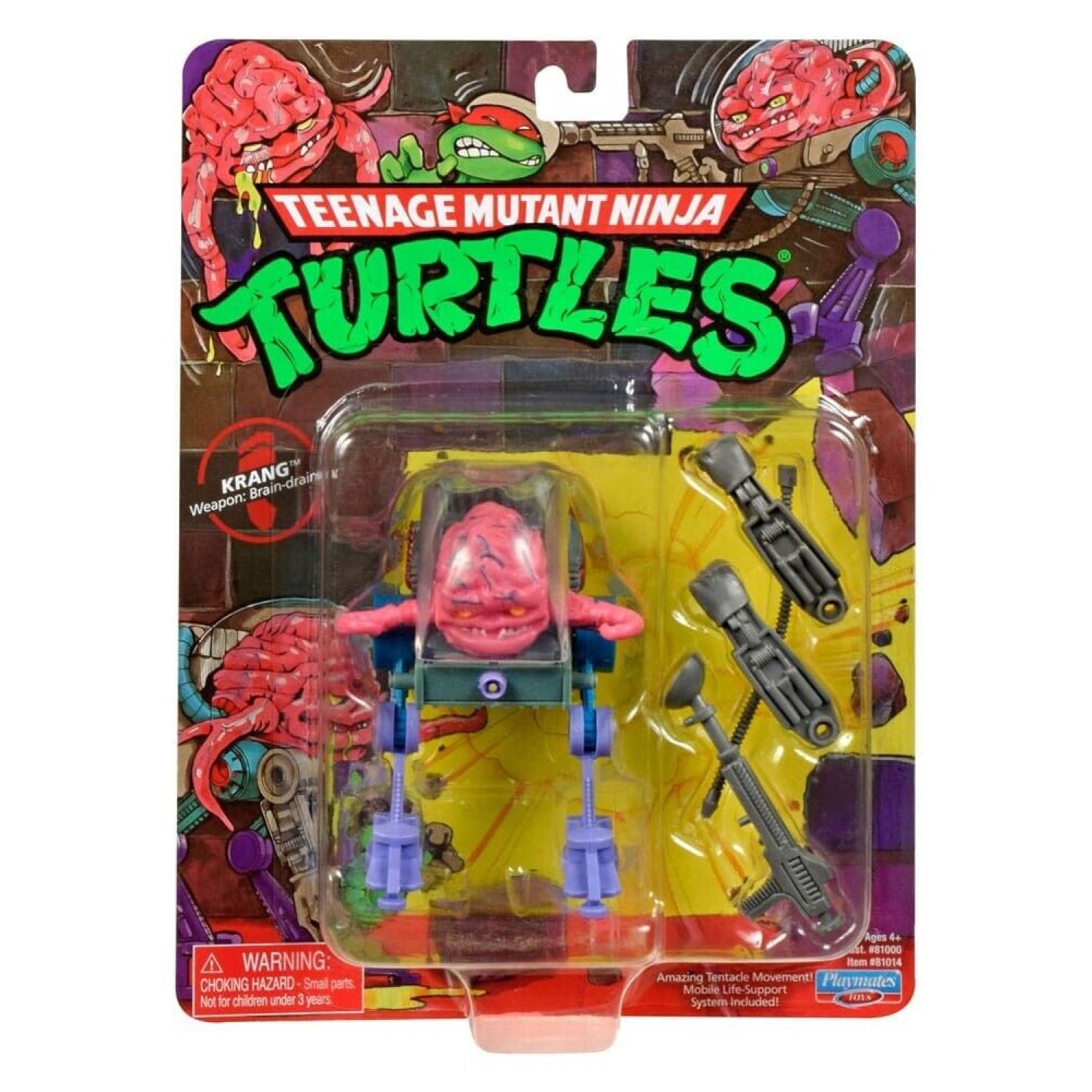 Teenage Mutant Ninja Turtles Classic Retro Wave 2 - Krang Action Figure - Toys & Games:Action Figures & Accessories:Action Figures